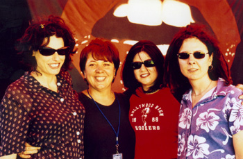 Deborah, Julie McCrossin, Cindy Ryan and Gen Maynard