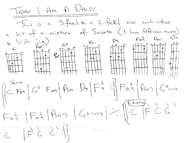 Today I am a Daisy Chords