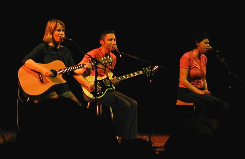 Rebecca, Willy and Deborah singing
